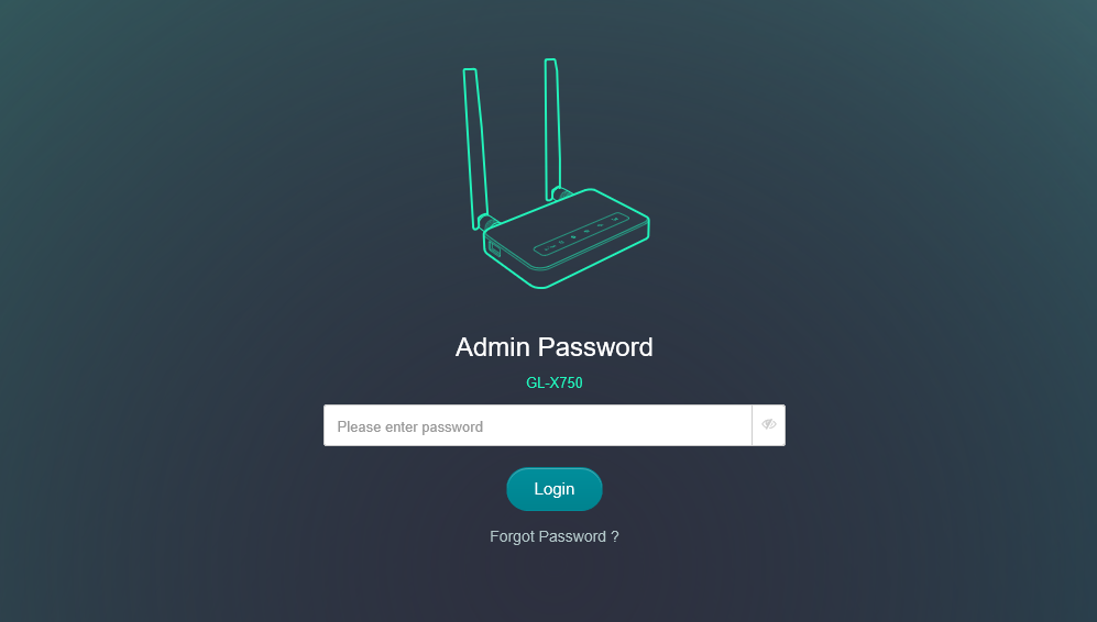 GL.iNet router login