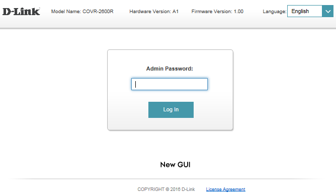 D-link router login