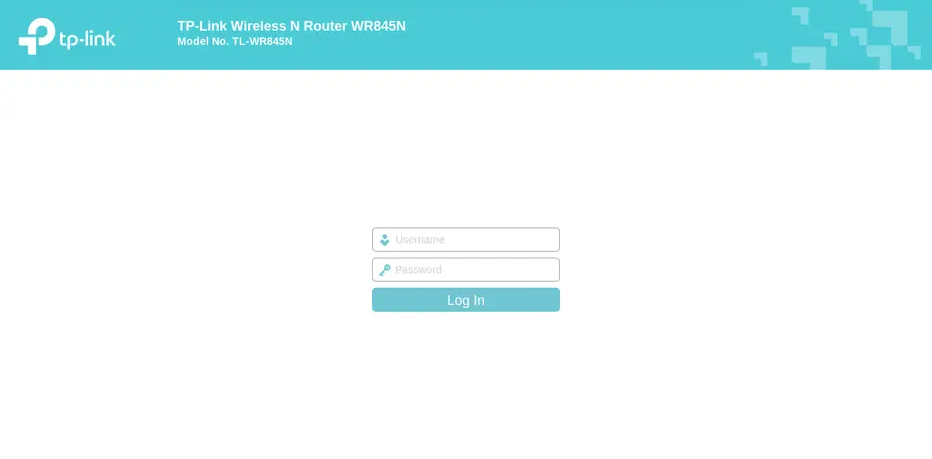 tp link router login