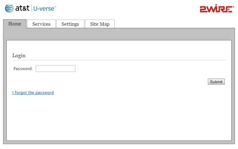 2Wire router Gateway.2wire.net login