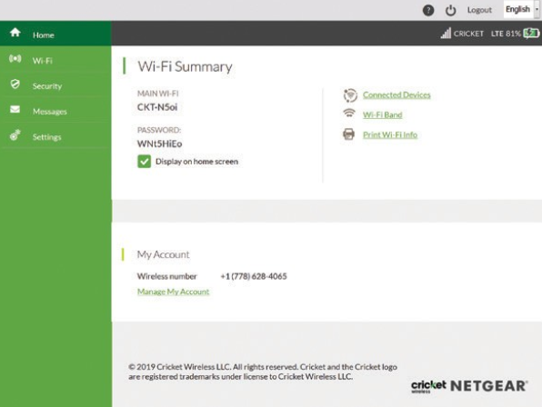 Cricketwifi login