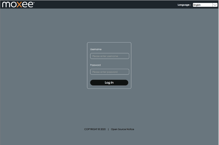 Device.WebUI login