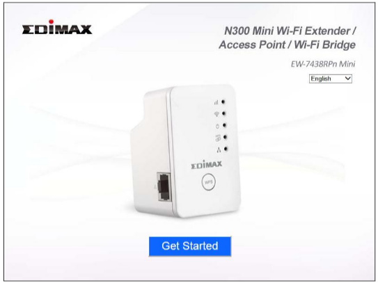 Edimax N300 Mini WiFi Extender EW 7428RPn Mini EdimaxEXT.Setup 1