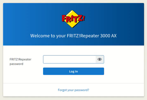 Fritz.repeater login
