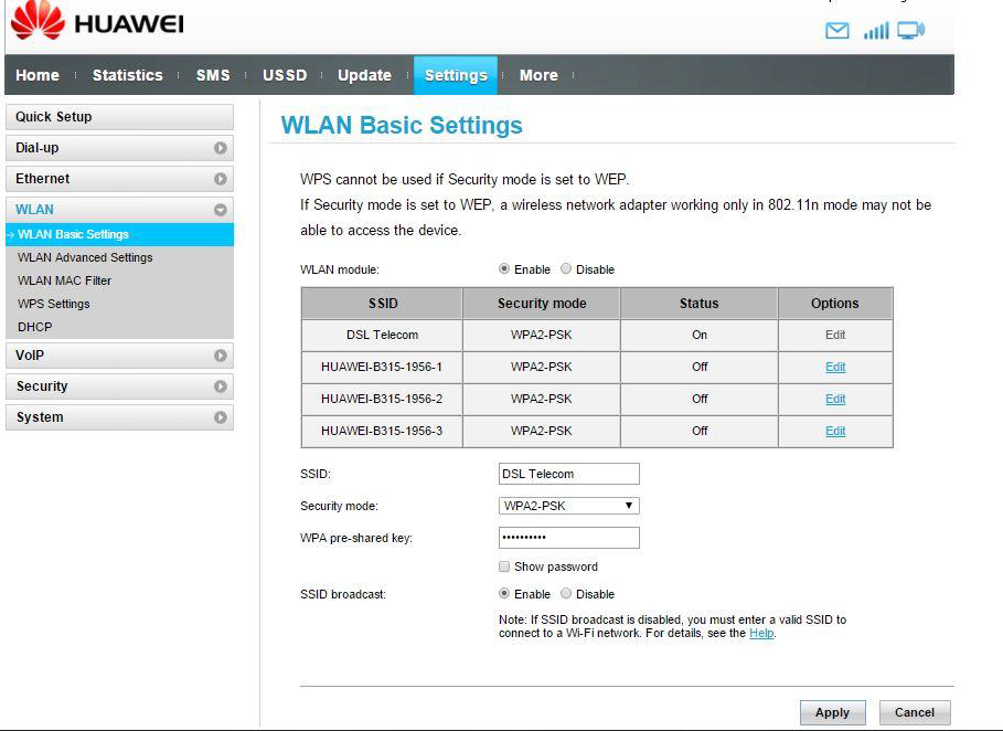 Homerouter.cpe HUAWEI 4G LTE CPE change WiFi name and password