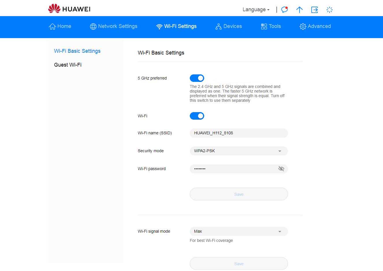 Homerouter.cpe-HUAWEI-5G-CPE-change-WiFi-name-and-password