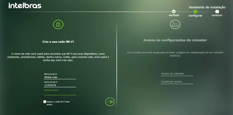 Intelbras IWR 1000N IWR 3000N-Meuintelbras.local wifi ssid password setup