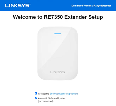 Linksys range extender setup 1