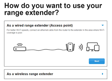 Linksys range extender setup 2