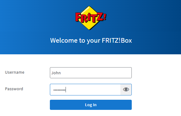 Login to Your FRITZ!Box through MyFritz.net