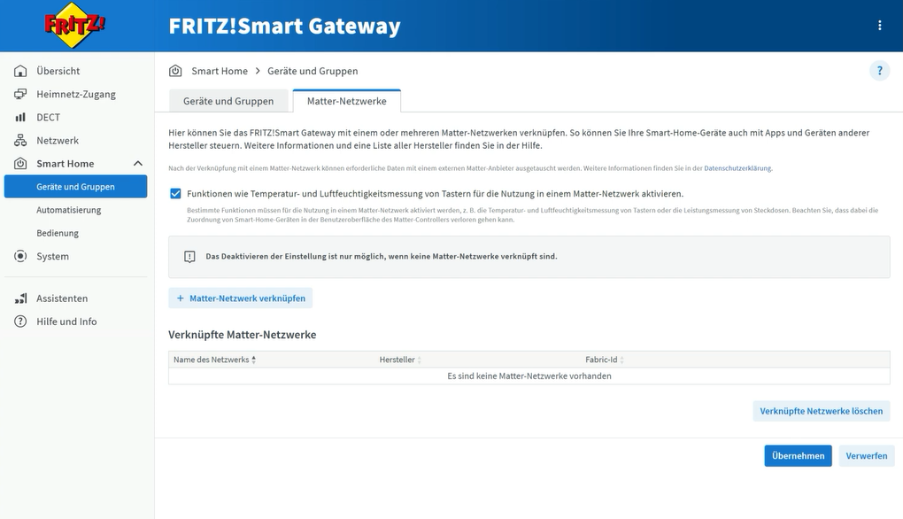 Register a Smart Home Device on FRITZ!Smart Gateway