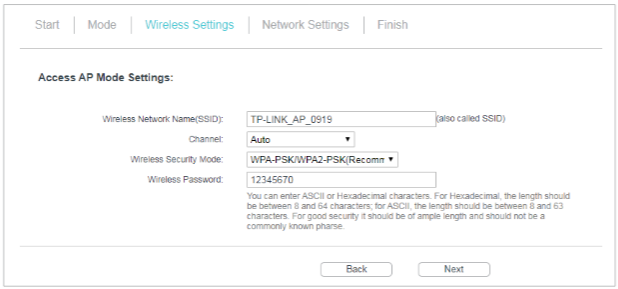 TP-Link Wireless Access Point-Tplinkap.net change wifi name and password