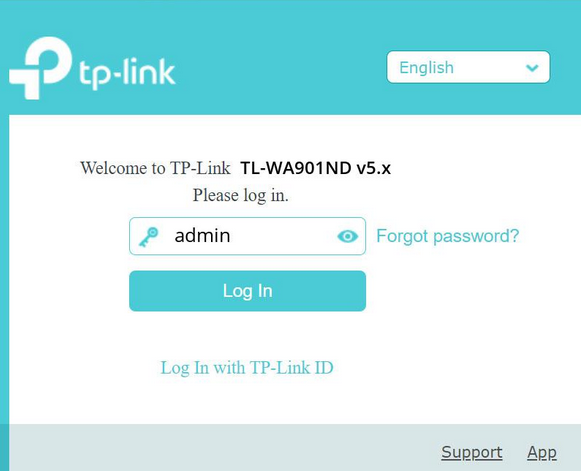 TP-Link Wireless Access Point Tplinkap.net login
