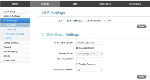 Telstra Pre-Paid 4GX Hotspot change wifi name password