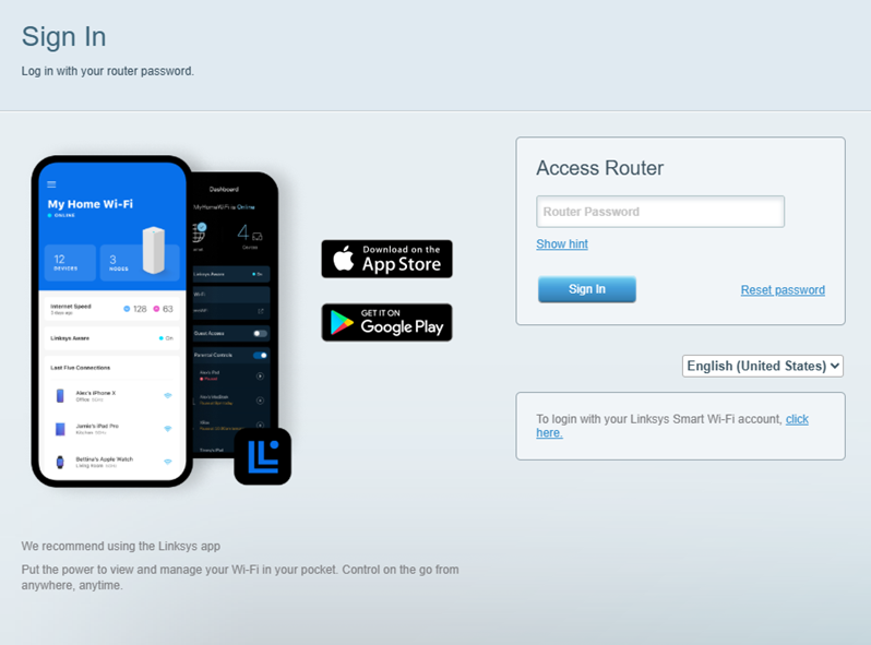 myrouter.local login