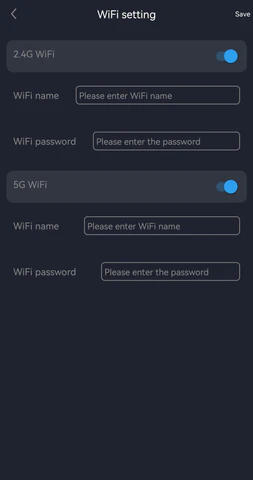 rockspace router change WiFi name and password 2