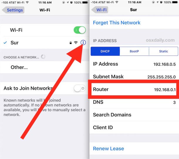 How to Find Your Router IP Address on iPhone or iPad